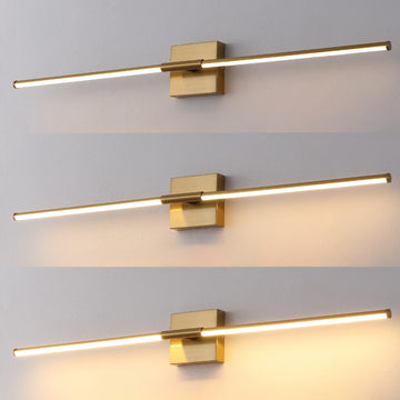 Makena Modern Minimalist Dimmable Integrated LED Metal Wall Sconce